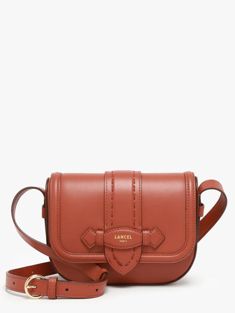 Shoulder Bag Sienna Leather Lancel Red sienna A13718