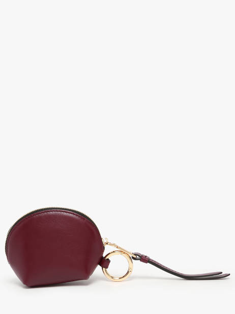 Leather Origami Coin Purse Lancel Violet origami A13859 other view 2