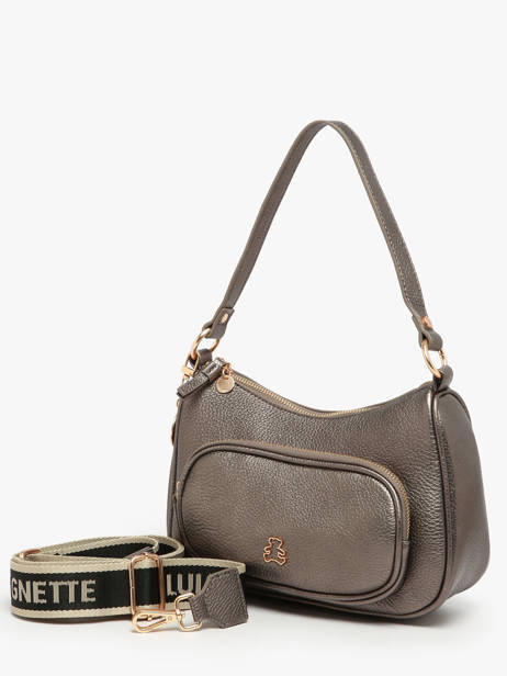 Shoulder Bag Pocket Lulu castagnette Silver pocket ZAHYNA other view 2