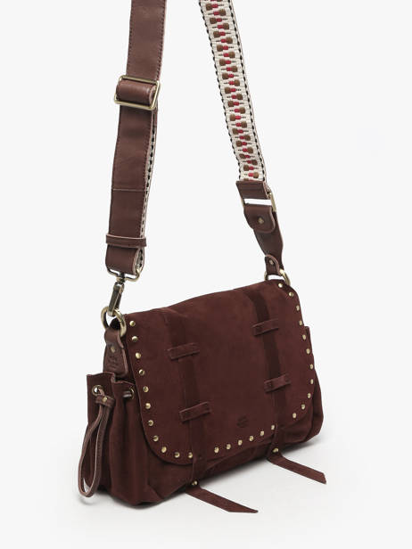 Crossbody Bag Vintage Leather Mila louise Beige vintage 3861VC other view 2