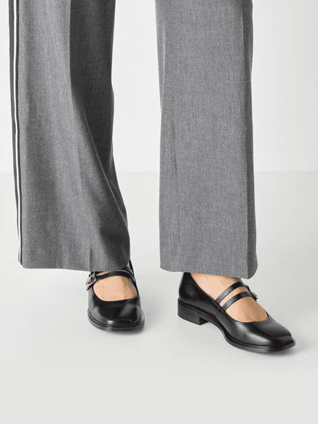 Ballerinas With Straps In Leather Tamaris Black women 45 other view 1