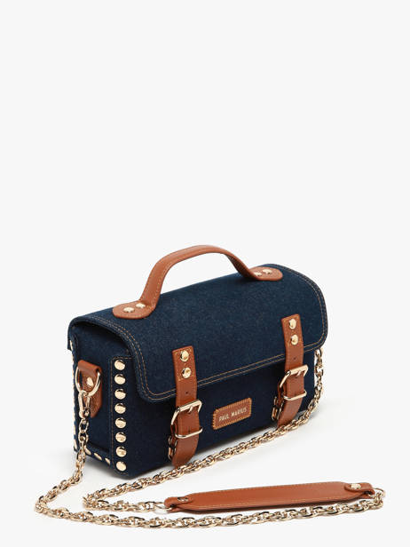 L'artisan Denim Brut Crossbody Bag Paul marius Blue denim brut ARTI2DEB other view 2