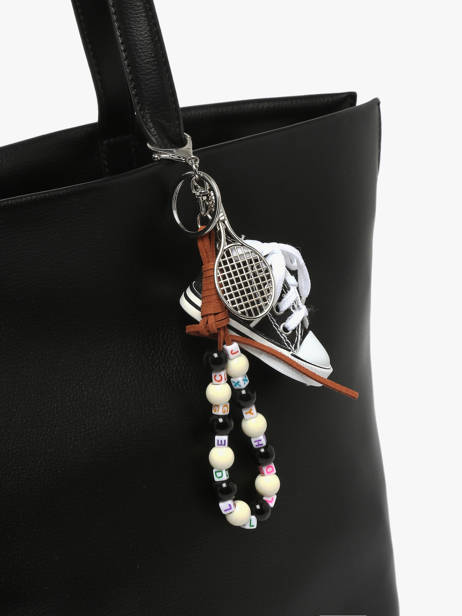 Tennis Shoe Bag Charm Miniprix Black charms SH other view 1