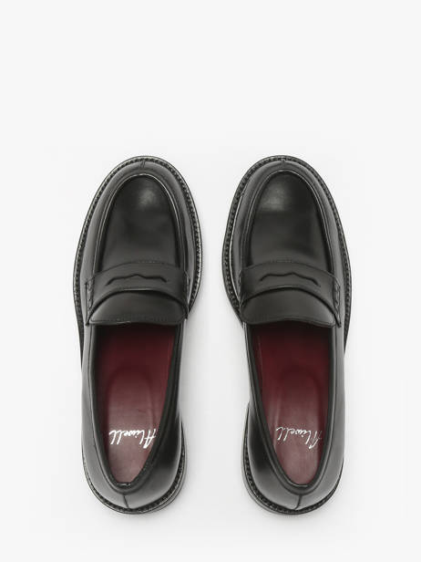 Slippers In Leather Aliwell Black women A3226 other view 4