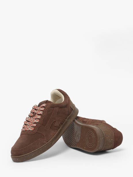 Sneakers In Leather Faguo Brown men 25CG0202 other view 2