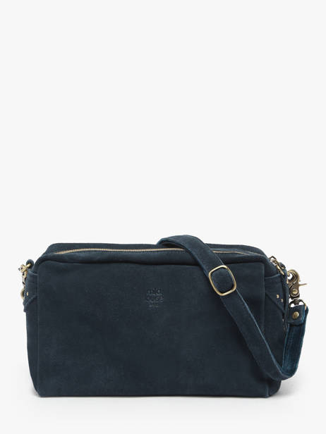 Shoulder Bag Vintage Leather Mila louise Blue vintage 23673V other view 4