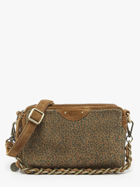 Shoulder Bag Vintage Leather Mila louise Brown vintage 23673PA