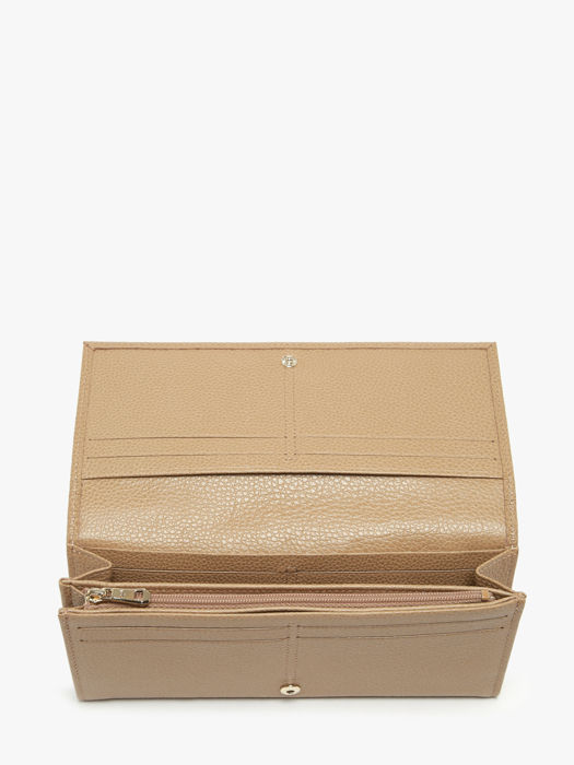 Longchamp Le foulonné Wallet Beige