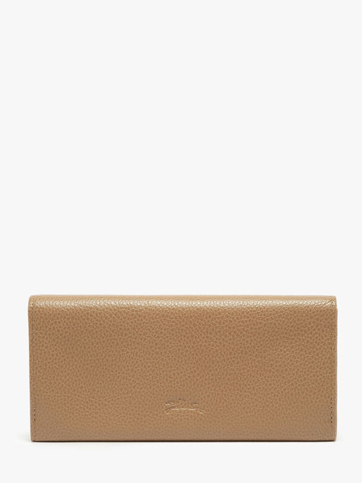 Longchamp Le foulonné Wallet Beige