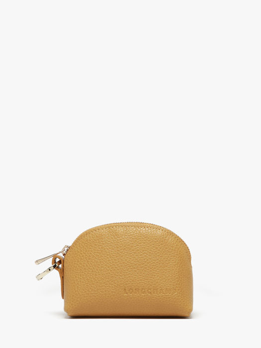Longchamp Le foulonné Coin purse Yellow