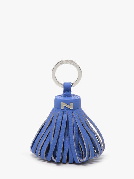 Leather Dahlia Key Chain Nathan baume Blue original n 100100N