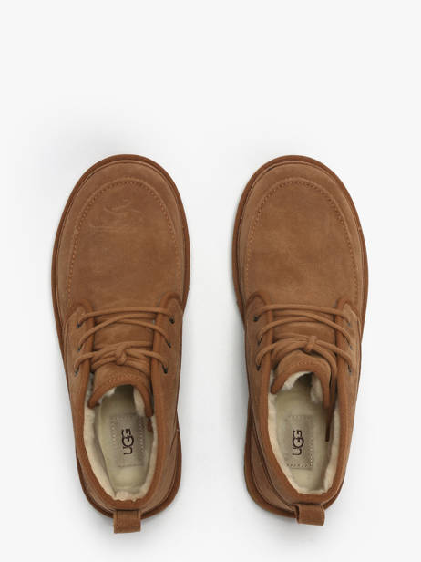 Leather Neumel Moc Boots Ugg Brown men 1121645 other view 3