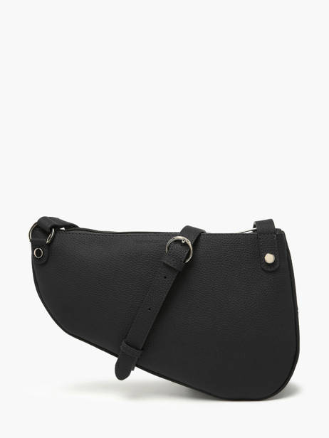 Sac Bandoulière Large City Perle Cuir Nathan baume Noir n city 1 vue secondaire 4