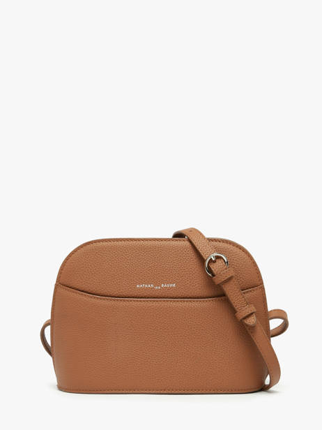 Sac Bandoulière Lilou Cuir Nathan baume Marron egee 2 vue secondaire 4