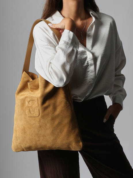 Shoulder Bag Folk Lady Leather Gerard darel Yellow folk lady DCS72407 other view 1