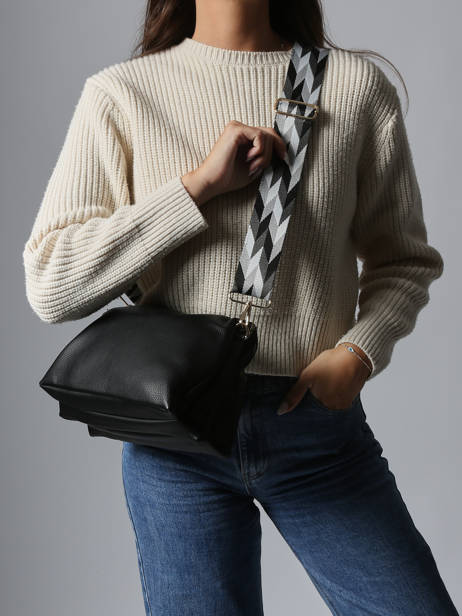 Shoulder Bag New Grain Miniprix Black new grain F6936 other view 1