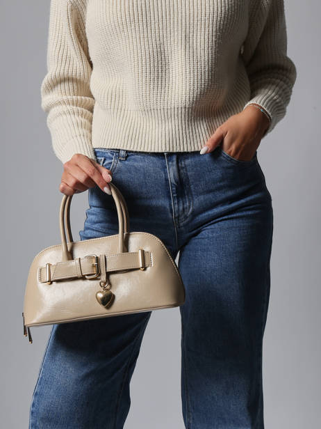 Shoulder Bag London Patent Miniprix Beige london KJ62072 other view 1