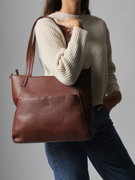 Sac Porté épaule Soft Lulu castagnette Marron soft ZACARI vue secondaire 1