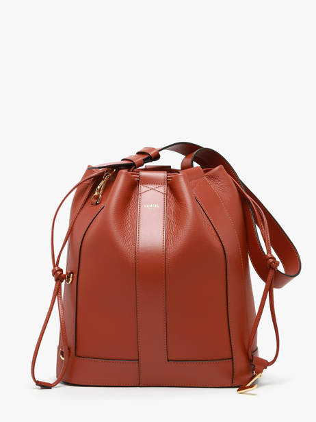 Shoulder Bag Elles Leather Lancel Red elles A13980