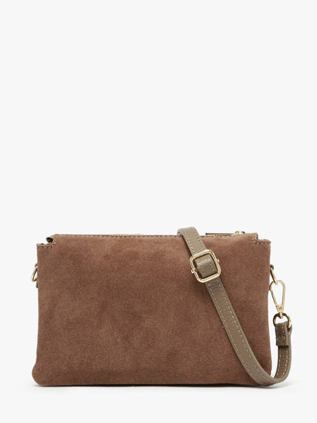 Shoulder Bag Velvet Caviar Milano Brown velvet caviar VC24117 other view 4