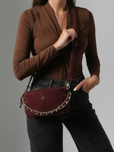 Shoulder Bag Vintage Leather Mila louise Beige vintage 23673V other view 1