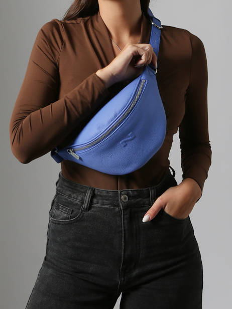 Leather Small Derby Belt Bag Nathan baume Blue n city 25 other view 1