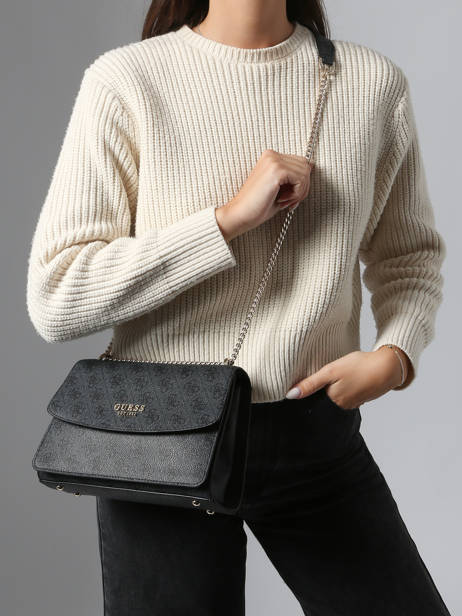 Shoulder Bag Calista Guess Black calista SG733421 other view 1