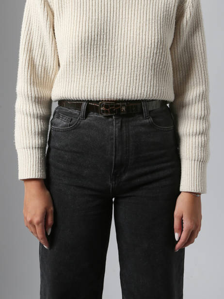 Belt Tommy hilfiger Brown th libre AW17975 other view 1