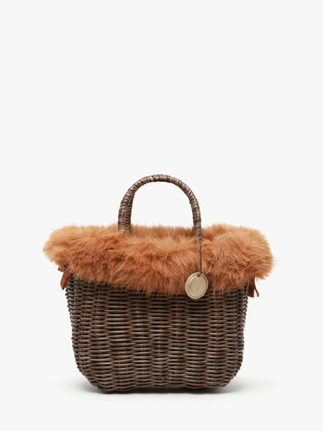 Shopping Bag Doudou Le voyage en panier Brown doudou S