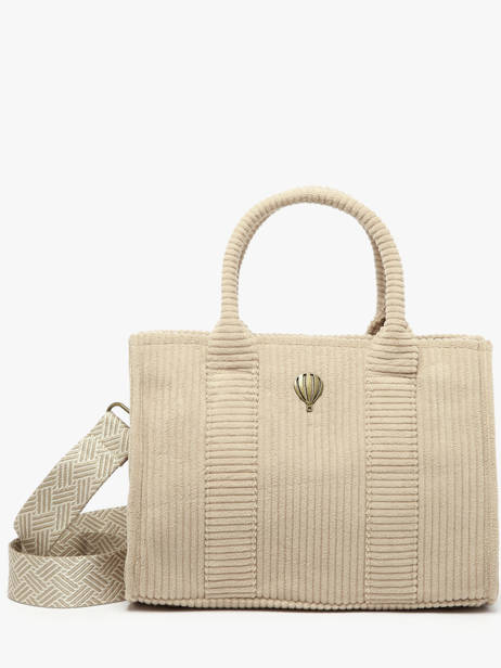 Shoulder Bag Velours Le voyage en panier Brown velours AHP242