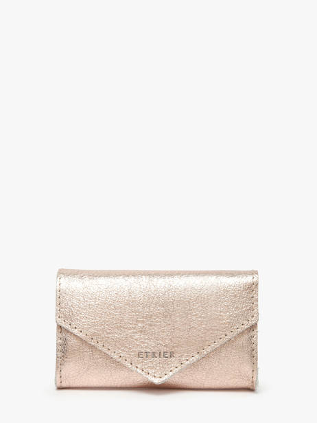 Porte-monnaie Etincelle Irisee Cuir Etrier Rose etincelle irisee EETI5018