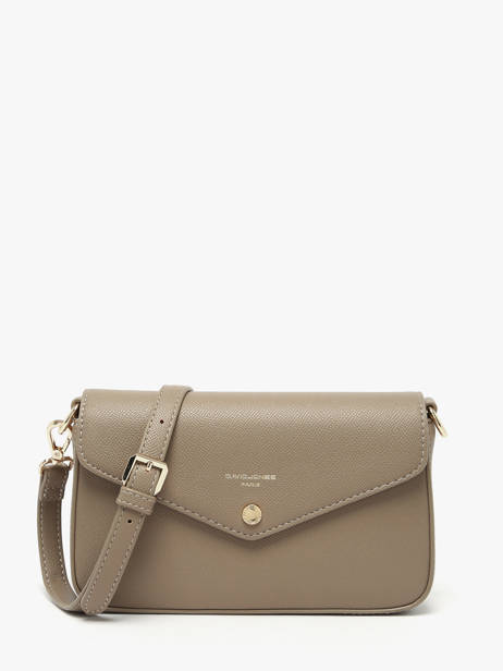 Crossbody Bag Saffiano David jones Beige saffiano 5