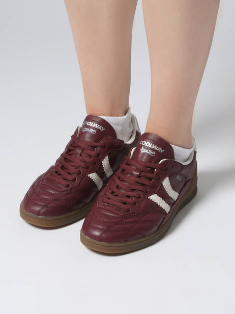 Sneakers In Leather Coolway Red women 7693165 other view 1