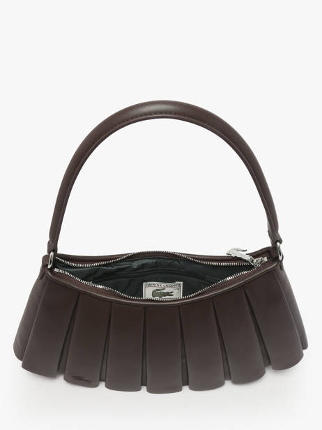 Shoulder Bag Lenglen Leather Lacoste Brown lenglen NU5176DP other view 2
