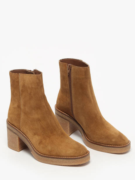 Heeled Boots In Leather Alpe Brown women 26261101 other view 1