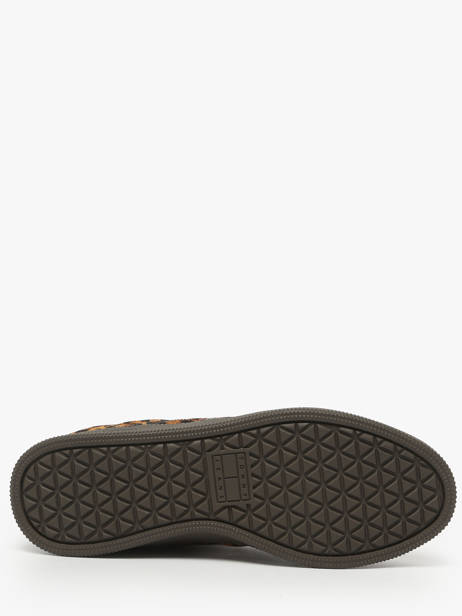 Sneakers In Leather Tommy hilfiger Brown women 29040K7 other view 4