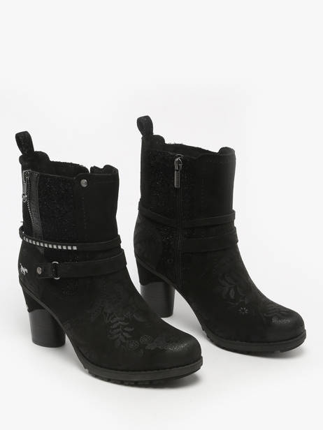 Heeled Boots Mustang Black women M0162009 other view 1