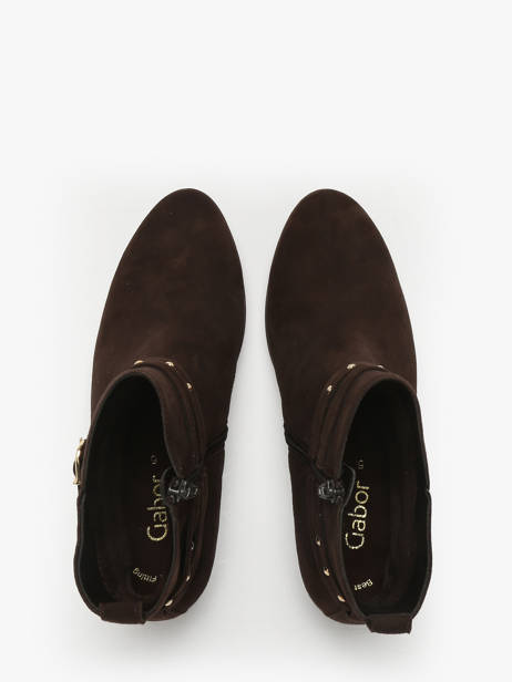 Heeled Boots In Leather Gabor Brown women 18 other view 3