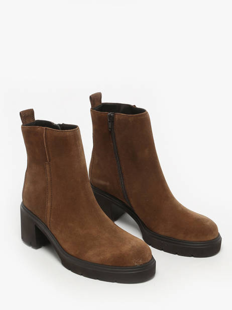 Heeled Boots In Leather Gabor Brown women 14 other view 1