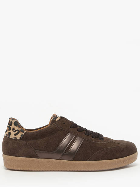 Sneakers In Leather Gabor Brown women 18