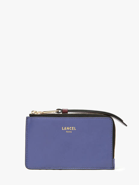 Porte-cartes Origami Cuir Lancel Bleu origami A13422