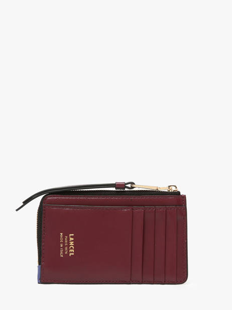 Porte-cartes Origami Cuir Lancel Bleu origami A13422 vue secondaire 2