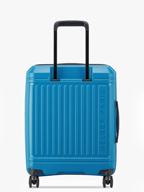 Expandable Cabin Luggage Delsey Blue lutece 3802803 other view 4