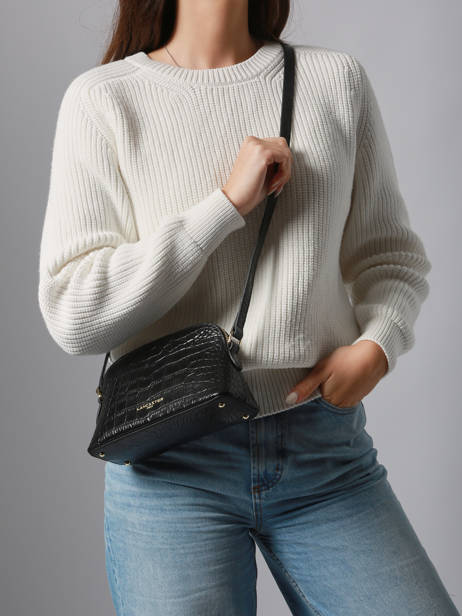 Shoulder Bag Exo Leather Lancaster Black exo 113 other view 1