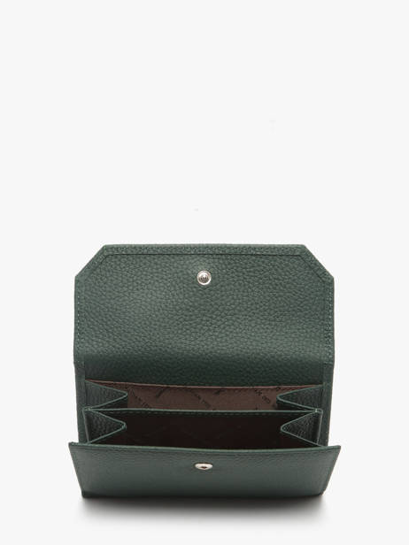 Leather Original N Wallet 2 Compartments Nathan baume Green original n 413N other view 2