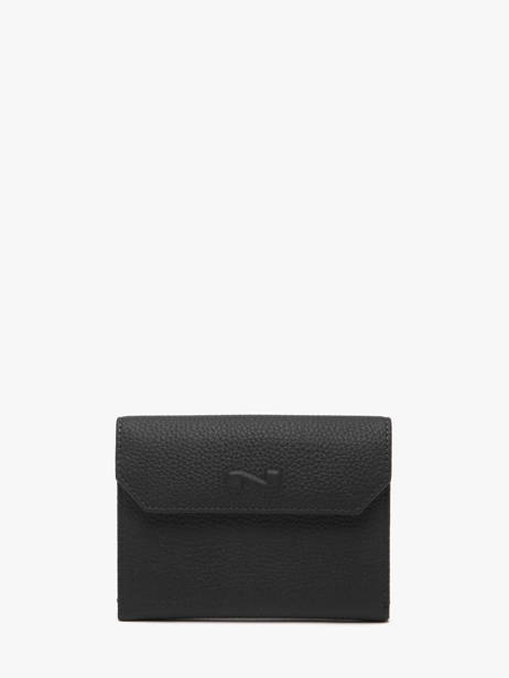 Portefeuille Original N 2 Compartiments Cuir Nathan baume Noir original n 413N