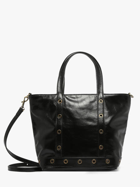 Satchel Cabas Cuir Leather Vanessa bruno Black cabas cuir 82V40435