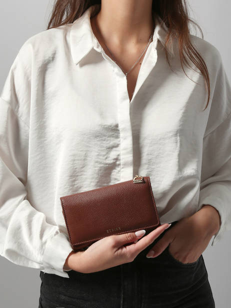 Medium Leather Tradition Wallet Etrier Brown tradition ETRA095M other view 1