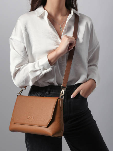 Leather Tycia Crossbody Bag Nathan baume Brown victoria 89 other view 1
