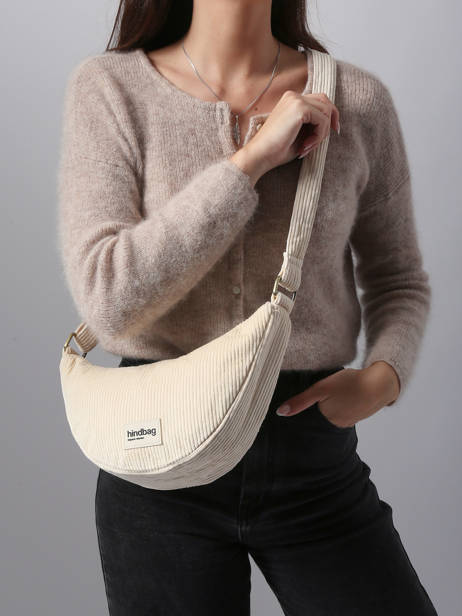 Belt Bag Velours Corduroy Hindbag Beige velours V other view 1